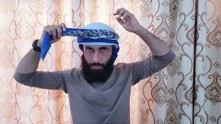 How to tie Emirati Shemagh  A step by step guide  ramadhan shemagh video 8 [upl. by Edris]