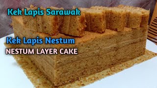 Nestum Layer Cake  Kek Lapis Nestum  Kek Lapis Sarawak [upl. by Lordan549]