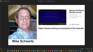 Trader Tuesday with Mike Schwartz  Portland Options For Income Meetup Founder [upl. by Johnathon]