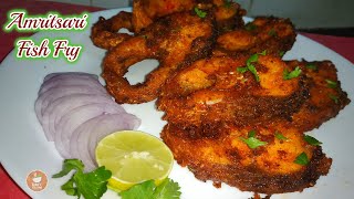 Amritsari Fish Fry  How to make Amritsari Fish Fry  Crispy Amritsari Fish [upl. by Gninnahc]