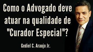 Como deve proceder o Advogado nomeado para atuar como Curador Especial [upl. by Eseuqcaj]