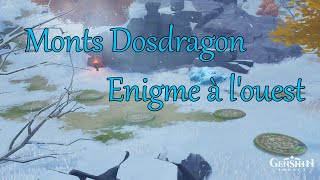 Genshin Monts Dosdragon énigme à louest solution [upl. by Elliott]