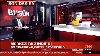 TCMB PPK Faiz Kararını CNN Türkde Prof Dr Sinan Alçın Yorumluyor [upl. by Funk]