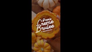 3Ingredient Pumpkin Creme Brulee [upl. by Aloibaf]