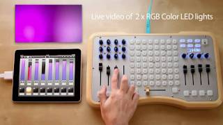 Luminair for iPad  USB MIDI controlling DMX [upl. by Adrial]