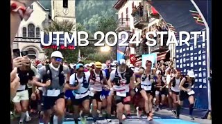 UTMB 2024 LIVE Chamonix START for the 171k  Salida Chamonix 171k [upl. by Anavi]