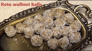 Keto Wallnut Balls EASY HEALTHY AND DELICIOUS [upl. by Evreh]