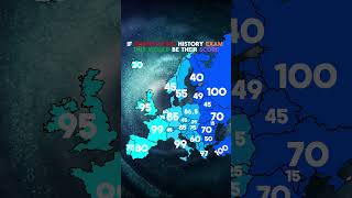 İf Europe Took History Exam This Would be Their scores map geography mapping europe mapper [upl. by Aivatnohs]