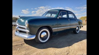 1949 Ford Deluxe Four Door Flathead v8 3 speed [upl. by Ellenid]