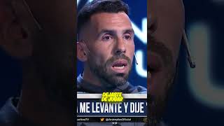 Carlitos tevez conto porque dejo de jugar al futbol [upl. by Ylahtan58]