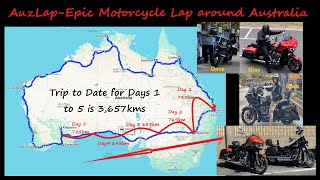 Auzlap  Glav Rutger The Rock and Dave do an epic motorcycle Ride around Australia [upl. by Macmahon]