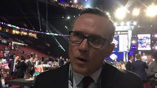 Steve Yzerman to Red Wings fans skeptical of Moritz Seider Google him watch him [upl. by Colb]