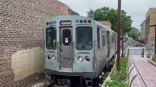 CTA Brown Line Trains  Francisco 2 [upl. by Ecurb590]