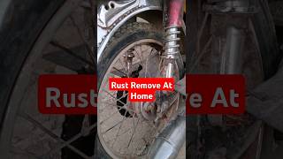 Motorcycle Rust remover madniautostech shortvideo video [upl. by Odin]