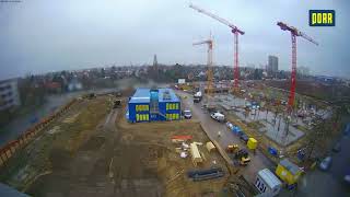 PORR Deutschland  Hochbau Region Ost Baufortschritt für das Quartier Ferdinands Garden in Berlin [upl. by Ahsinaj]