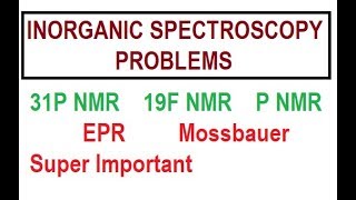 Inorganic Spectroscopy Problems [upl. by Adnarb803]