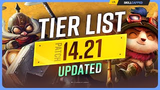 NEW UPDATED TIER LIST for PATCH 1421  League of Legends [upl. by Arzed]