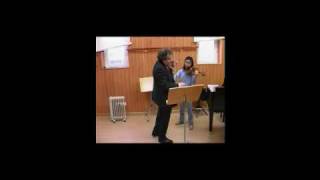 Zakhar Bron Glazunov violin concerto Class [upl. by Prudie642]