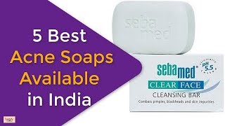 5 Best Acne Soaps Available in India  Fast Pimple Treatment [upl. by Cristal]