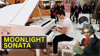 He SHOCKED People in a Shopping Mall with Beethovens MOONLIGHT SONATA 3rd Movement [upl. by Nnaitak]