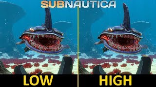 Subnautica  GTX 1050 Ti  i57400  Low vs High  1080p [upl. by Darach]