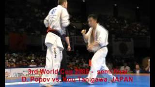 3rd World Cup 2005  Osaka Japan  semi final  D Popov vs Kou Tanigawa JAPAN [upl. by Cenac722]