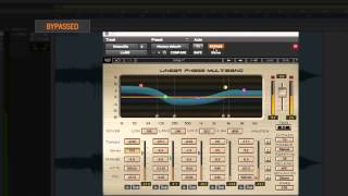 Waves Linear Phase Multiband Compressor Plugin Tutorial with Audio Demos [upl. by Ahsatam]