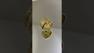 14K Gold Hebrew Ring with Inscription from Idan Raichel’s Song [upl. by Ahsuatal]