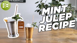 How To Make A Mint Julep Cocktail Plus An Orange Julep Recipe  Flavors Of Football [upl. by Atnoved]