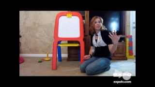 Crayola 3in1 Double Easel Review [upl. by Tioneb]