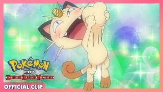 Meowth Loves Glameow  Pokémon DP Sinnoh League Victors  Official Clip [upl. by Nangatrad]