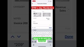 Handyman 750day What do you do with the money [upl. by Izak]