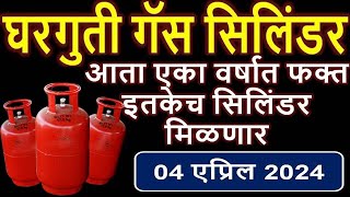 घरगुती LPG गॅस कनेक्शन I महत्वाचा नियम I Domestic LPG Connection l [upl. by Helsa10]