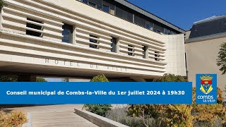 Conseil municipal du 1er juillet 2024 [upl. by Attiuqihc893]