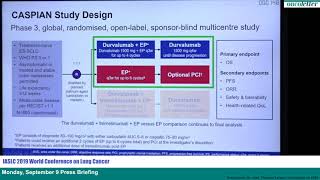 WCLC 2019 Overall Survival with Durvalumab Plus EtoposidePlatinum in FirstLine ExtensiveStag [upl. by Gitlow320]