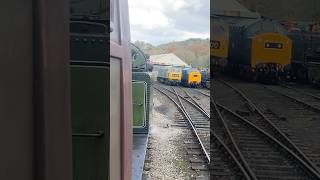 Passing Grosmont MPD behind Lambton 29 [upl. by Attoynek642]