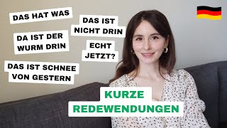 Kurze Redewendungen Deutsch B2C1C2 [upl. by Notffilc]