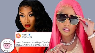 Nicki Minaj Laughs At MegTheeStallion For Not Charting❗️Megan Blames Apple Music amp Spotify 👀☕️ [upl. by Leipzig844]