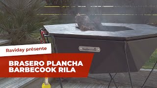 Brasero Plancha Barbecook Rila présenté par Raviday [upl. by Nagel774]