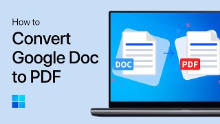 How To Convert Google Docs to PDF  Easy Guide [upl. by Eicirtap]