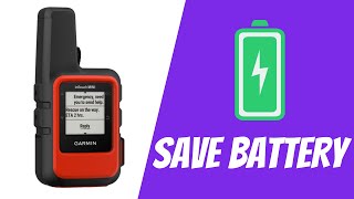 Garmin InReach Mini Battery Saving Tips [upl. by Tena]