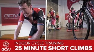 HIIT – 25 Minute Cycling Workout – Hill Training [upl. by Edwyna997]