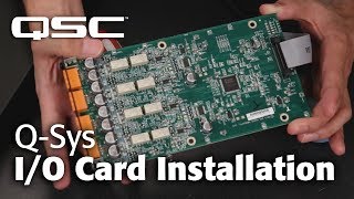 QSYS Install or Replace and IO Card [upl. by Everest371]