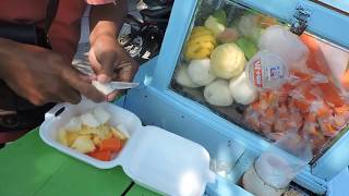 Indonesia Brebes Street Food  Rujak Buah Dingin Keliling Cuma 5 Ribu Aja Part 1 [upl. by Ecnatsnok]