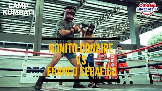 CAMP KUMBATI  Nonito Donaire vs Franco Serafica HEATED sparring [upl. by Hael234]