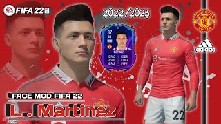 Lisandro Martinez Face mod Fifa 22 [upl. by Ruth]