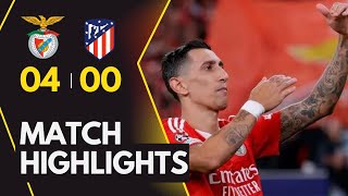 Benfica DESTROYS Atletico Madrid 40 in UEFA Champions League [upl. by Oecile608]