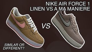 2024 Comparing Air Force 1 Linen vs A Ma Maniere While You Were Sleeping Which Is Better [upl. by Lebanna]