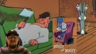 Looney Tunes Bugsy and Mugsy 1957  First Time Watching  Bugs vs Two Gangsters [upl. by Nnayd]