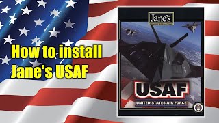 How to install Janes USAF on Windows 1011 [upl. by Aivital]